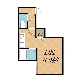シャトーミリオン【103号室】の間取り