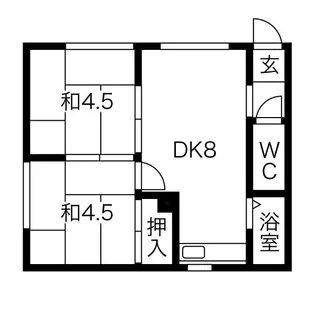あやめマンション【101号室】の間取り