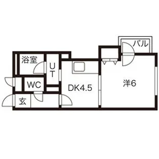 マイクレスト元町【405号室】の間取り