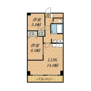 コモンズ28【706号室】の間取り