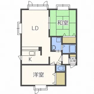 アネックス ドゥ 98【1階】の間取り