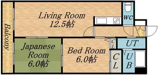 コスモ本町【2階】の間取り