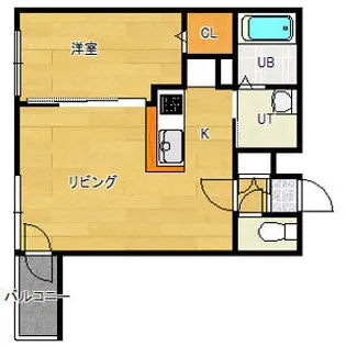 ヴィエルジュ北8条【3階】の間取り
