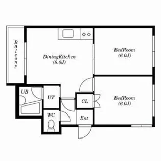 グランドヒルズ北19条【403号室号室】の間取り