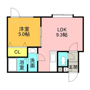 ハーモニー ビコウ【103号室】の間取り