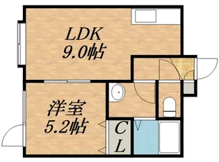 レアル・コンシェルトⅡ【203号室】の間取り