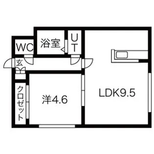 セレーナ南郷【408号室】の間取り