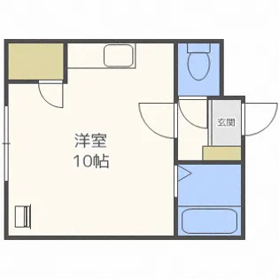 デグネス札幌【201号室】の間取り