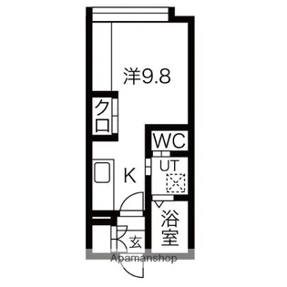 北海道札幌市白石区菊水五条1丁目【マンション】の間取り