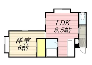 麻生ハイツ【101号室】の間取り