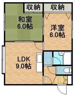 メゾンクローバー【B号室】の間取り