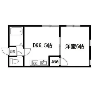 キラメック栄町3号館【2階】の間取り