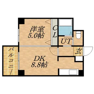 ハウスオブリザ北23条【0403号室】の間取り