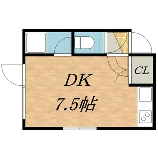 クルーズハウス元町【0103号室】の間取り