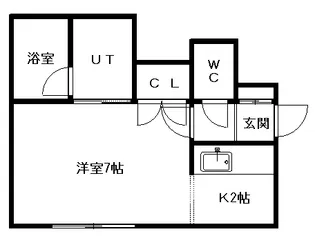 シュライン19【0101号室】の間取り