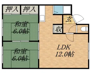 コーポあじさい【0003号室】の間取り