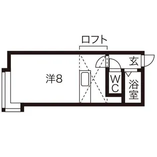 シャトーメロン【205号室】の間取り