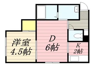 エステート品川【3階】の間取り