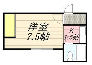 坪川ビル【315号室】の間取り