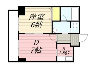 ドーリス札幌【4階】の間取り