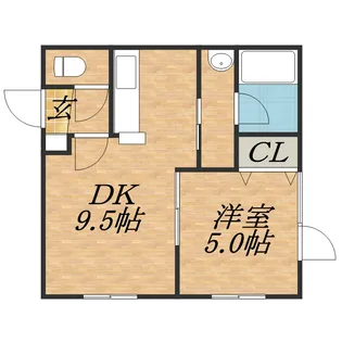 ADVANCE北12条【0205号室】の間取り
