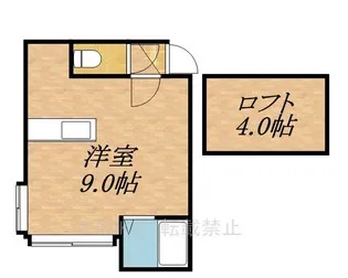 ベルトピア札幌Ⅱ【207号室】の間取り