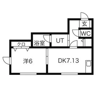 プリムローズ【201号室】の間取り