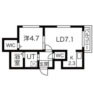 LIERRE発寒南【3階】の間取り