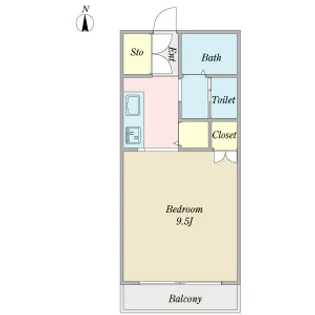 シャトーブラン17【101号室】の間取り