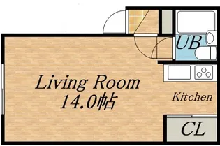 かいせいハイム【1階】の間取り