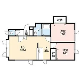 ダイヤコートN25【101号室】の間取り