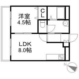 カルフール麻生【3階】の間取り
