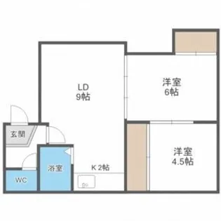 坂井マンション【2階】の間取り