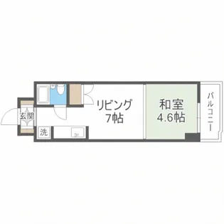 札幌グランドハイツ【7階】の間取り