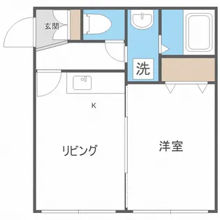 ルミエール北光【3階】の間取り