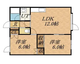 パシフィック32【1階】の間取り