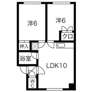 サンハイツN30【102号室】の間取り