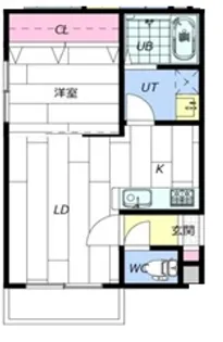 GIULIA(ジュリア)196【2階】の間取り