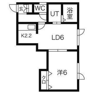 N42【201号室】の間取り