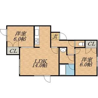 LIVE WELL【0101号室】の間取り