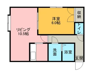 フォレストハイムN42【2階】の間取り