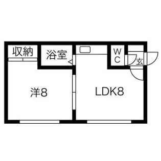 BESTー347【201号室】の間取り