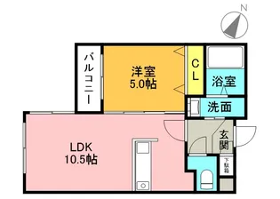 プレミアシティ札幌東【101号室】の間取り
