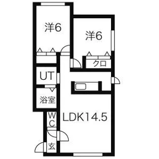 ビサイド パーク20【2階】の間取り