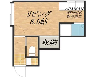ノースペガサス弐番館【205号室】の間取り