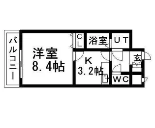 ミリューヴィラージュ【5階】の間取り