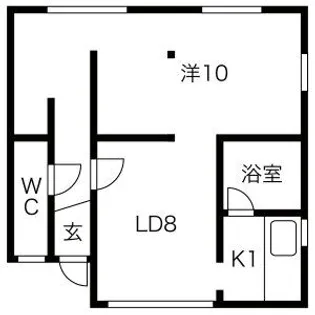 BURIN43【202号室】の間取り