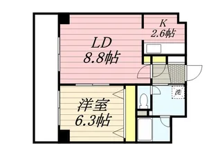 エスパ・スペース篠路Ⅱ【B202号室】の間取り
