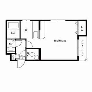 1Kの間取り画像