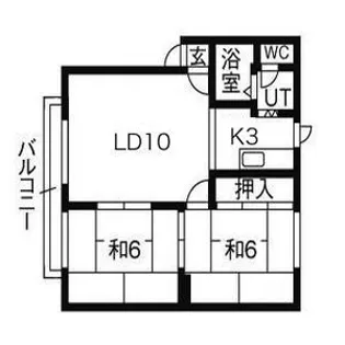 パナハイツ31【2階】の間取り